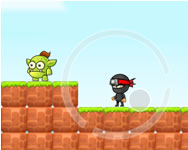 Angry ninja game katonás HTML5 játék